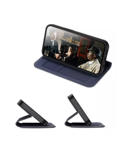 DUX DUCIS Skin X2 - Coque à rabat pour Apple iPhone 14 Pro Max bleu
