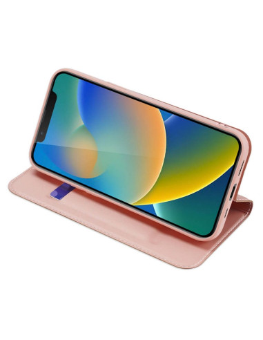 DUX DUCIS wallet case SKIN PRO for IPHONE 13 / 14 rose