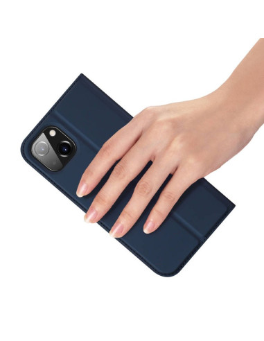 DUX DUCIS Skin Pro - Coque à rabat pour Apple iPhone 14 Plus bleu