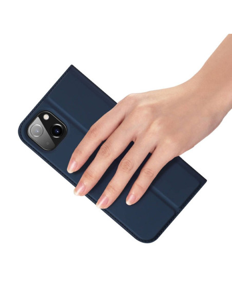 DUX DUCIS Skin Pro - Coque à rabat pour Apple iPhone 14 Plus bleu