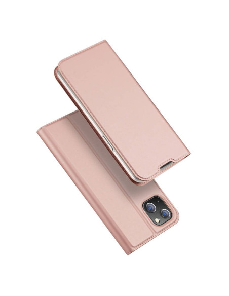 DUX DUCIS Skin Pro - Coque à rabat pour Apple iPhone 14 Plus rose