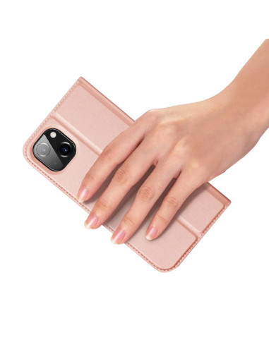 DUX DUCIS Skin Pro - Coque à rabat pour Apple iPhone 14 Plus rose