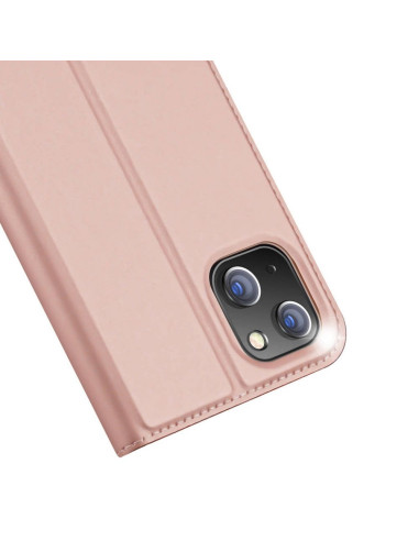 DUX DUCIS Skin Pro - Coque à rabat pour Apple iPhone 14 Plus rose