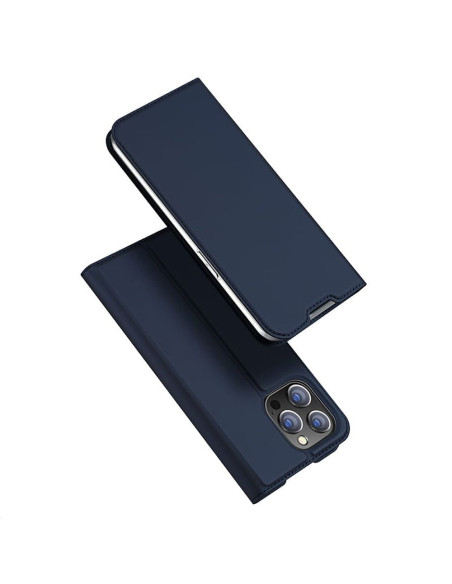 DUX DUCIS Skin Pro - Coque à rabat pour Apple iPhone 14 Pro bleu