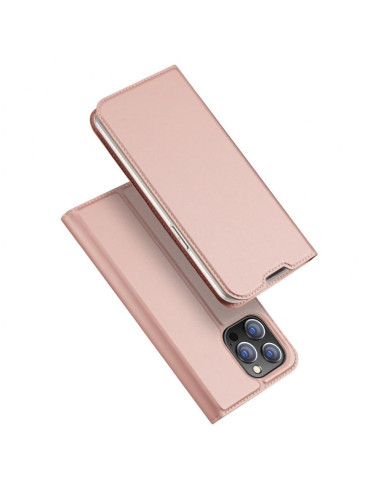 DUX DUCIS Skin Pro - Coque à rabat pour Apple iPhone 14 Pro rose