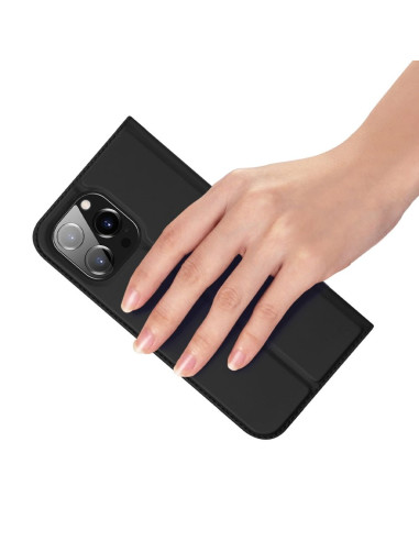 DUX DUCIS Skin Pro - Coque à rabat pour Apple iPhone 14 Pro Max noir