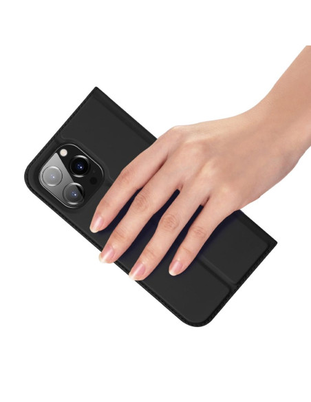 DUX DUCIS Skin Pro - Coque à rabat pour Apple iPhone 14 Pro Max noir