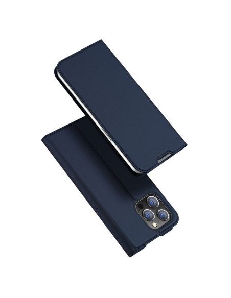 DUX DUCIS Skin Pro - Coque à rabat pour Apple iPhone 14 Pro Max bleu