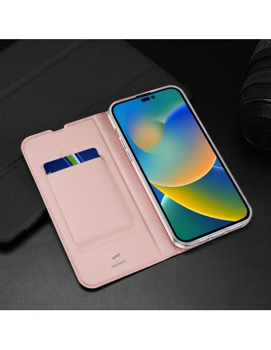 DUX DUCIS Skin Pro - Coque pour Apple iPhone 14 Pro Max rose