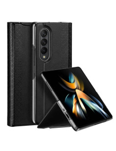 DUX DUCIS Bril - Case en cuir pour Samsung Galaxy Z Fold4 5G noir