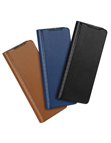 DUX DUCIS Bril - Case en cuir pour Samsung Galaxy Z Fold4 5G noir