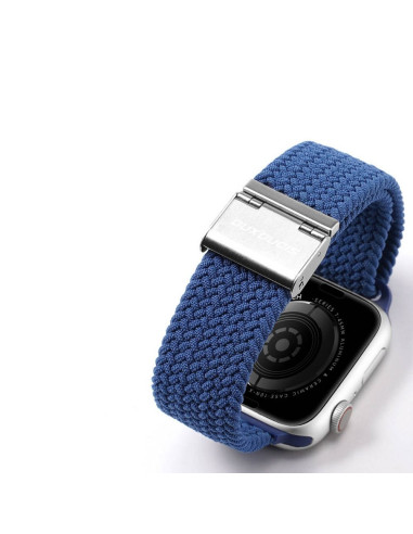 DUX DUCIS Mixture II - bracelet tressé pour Apple Watch 38/40/41mm bleu