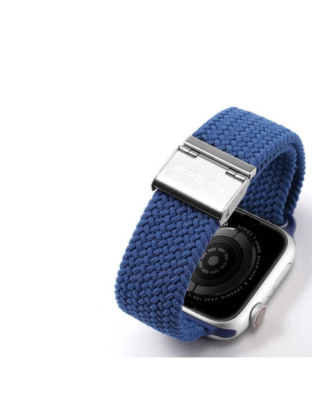 DUX DUCIS Mixture II - bracelet tressé pour Apple Watch 38/40/41mm bleu