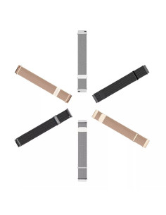 DUX DUCIS Milanese - Bracelet magnétique en acier inoxydable pour Samsung Galaxy Watch / Huawei Watch / Honor Watch (20mm band)  2
