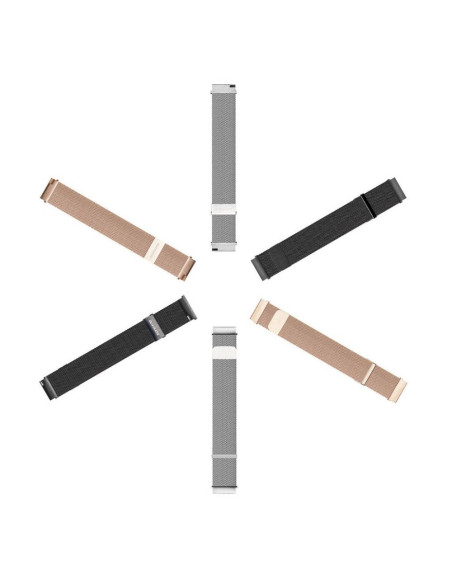 DUX DUCIS Milanese - Bracelet magnétique en acier inoxydable pour Samsung Galaxy Watch / Huawei Watch / Honor Watch / Xiaomi Wat