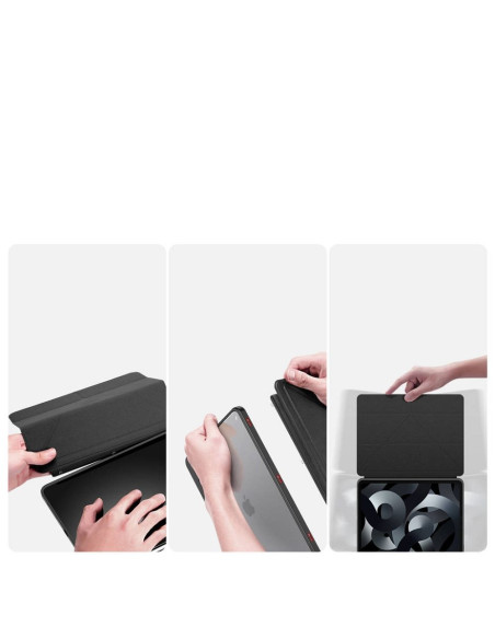 DUX DUCIS Magi - Case intelligente avec porte-stylet pour iPad Air 4/5 10.9 noir
