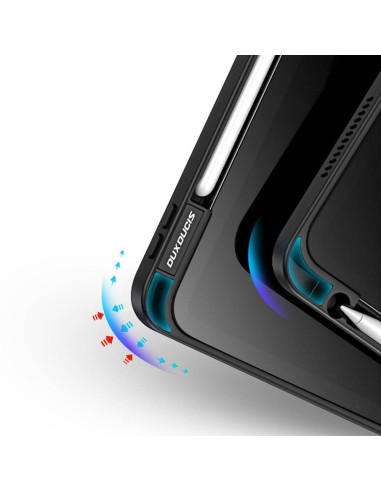 DUX DUCIS Magi - Case intelligente avec porte-stylet pour iPad Air 4/5 10.9 noir
