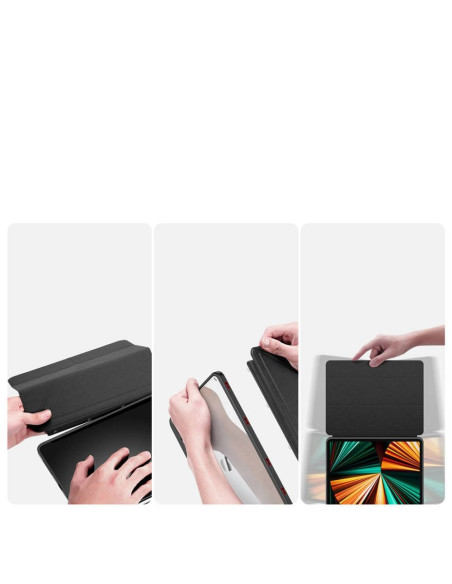 DUX DUCIS Magi - Case intelligente avec porte-stylet pour iPad Pro 12.9 (2018/2020/2021/2022) noir