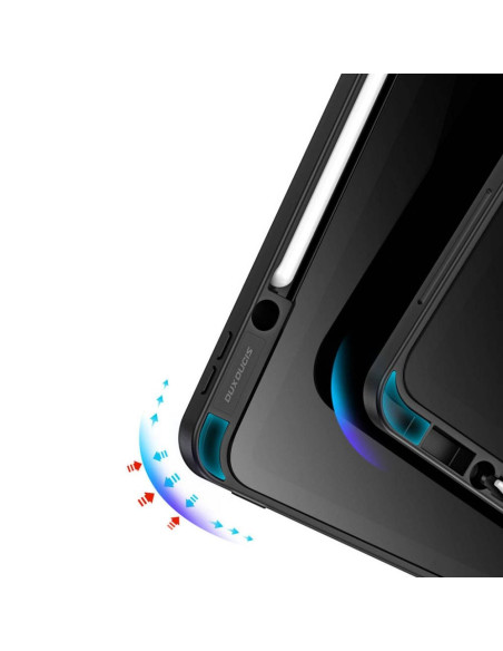 DUX DUCIS Magi - Case intelligente avec porte-stylet pour iPad Pro 12.9 (2018/2020/2021/2022) noir