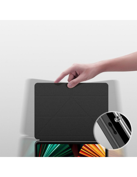 DUX DUCIS Magi - Case intelligente avec porte-stylet pour iPad Pro 12.9 (2018/2020/2021/2022) noir