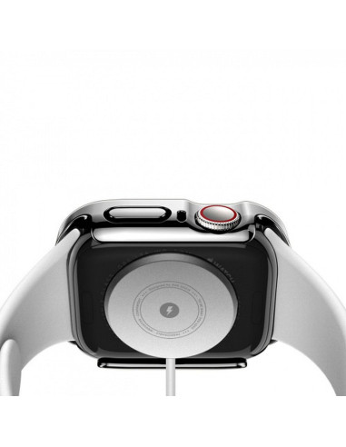 DUX DUCIS HAMO Coque de protection avec verre pour Apple Watch 7 / 8 / 9 45 mm noir