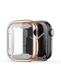 DUX DUCIS case SAMO protective with glass for Apple Watch 7 / 8 / 9 41 mm rose gold
