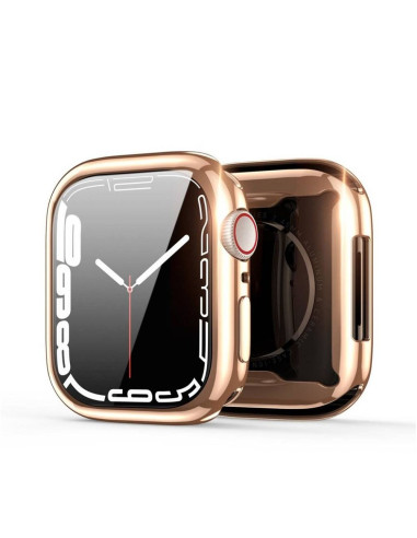 DUX DUCIS case SAMO protective with glass for Apple Watch 7 / 8 / 9 41 mm rose gold