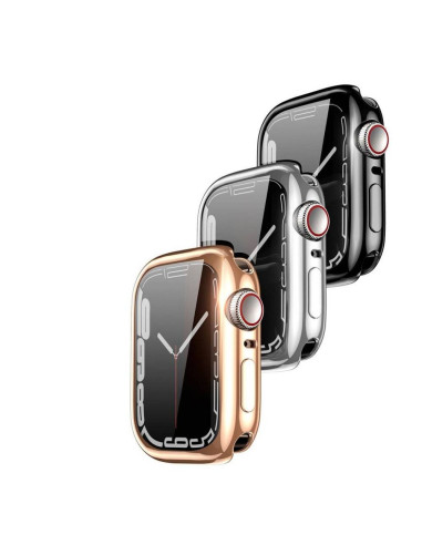 DUX DUCIS case SAMO protective with glass for Apple Watch 7 / 8 / 9 41 mm rose gold
