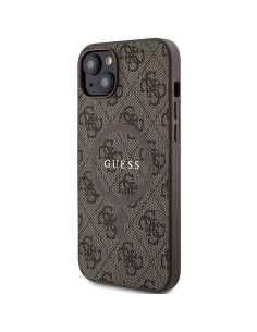 Véritable Case GUESS GUHMP15MG4GFRW pour iPhone 15 Plus / 14 Plus 6.7" (Cuir 4G Metal Logo / Marron) 2