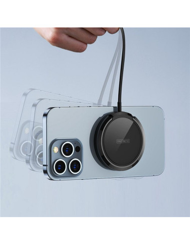 DUZZONA W1 - Chargement sans fil 15W (compatible avec MagSafe)