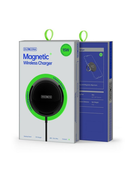 DUZZONA W1 - Chargement sans fil 15W (compatible avec MagSafe)