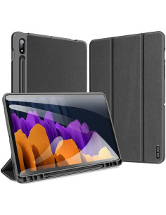 DUX DUCIS Domo - Case pliante avec porte-stylet pour Samsung Tab S8 (X700/X706)/S7 (T870/T875/T876B) noir