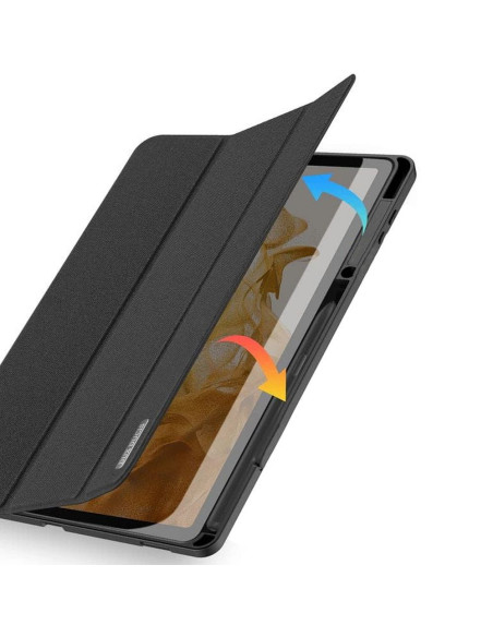 DUX DUCIS Domo - Case pliante avec porte-stylet pour Samsung Tab S8 Ultra (X900/X906) noir