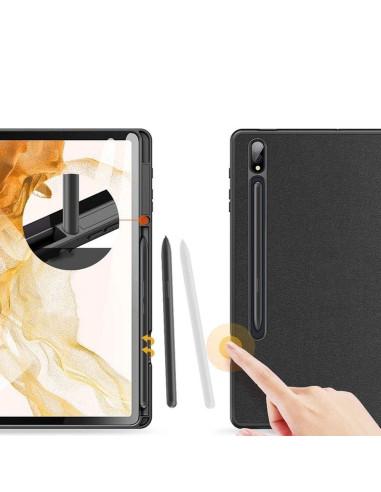 DUX DUCIS Domo - Case pliante avec porte-stylet pour Samsung Tab S8 Ultra (X900/X906) noir