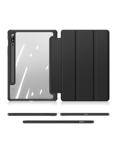 DUX DUCIS Toby - Case intelligente avec porte-stylet pour Samsung Tab S8 (X700/X706)/S7 (T870/T875/T876B) noir