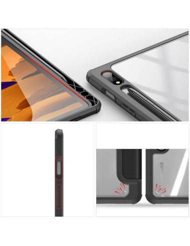DUX DUCIS Toby - Case intelligente avec porte-stylet pour Samsung Tab S8 (X700/X706)/S7 (T870/T875/T876B) noir