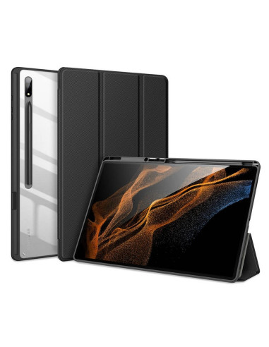 DUX DUCIS Toby - Case intelligente avec porte-stylet pour Samsung Tab S8 Ultra (X900/X906) noir