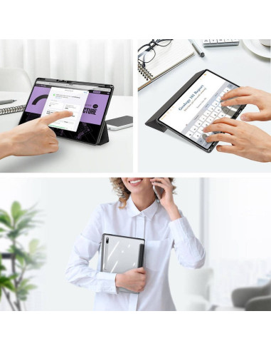 DUX DUCIS Toby - Case intelligente avec porte-stylet pour Samsung Tab S8 Ultra (X900/X906) noir