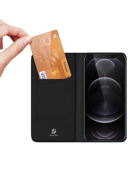 DUX DUCIS Skin Pro - Coque à rabat pour Apple iPhone 13 Pro Max noir