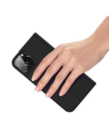 DUX DUCIS Skin Pro - Coque à rabat pour Apple iPhone 13 Pro Max noir