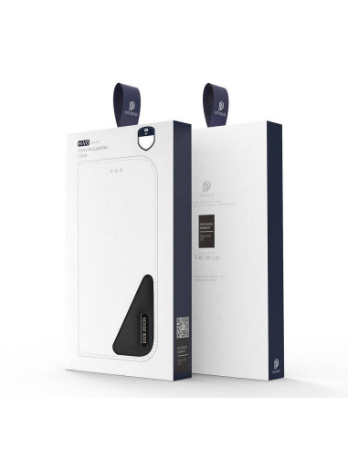 DUX DUCIS Hivo - Case en cuir pour Apple iPhone 13 Pro Max bleu