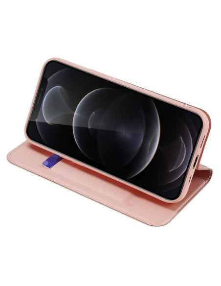 DUX DUCIS Skin Pro - Coque à rabat pour Apple iPhone 13 Pro rose