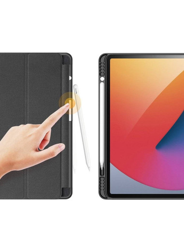 DUX DUCIS Domo - Case pliante avec porte-stylet pour iPad Pro 12.9 (2020/2021/2022) noir