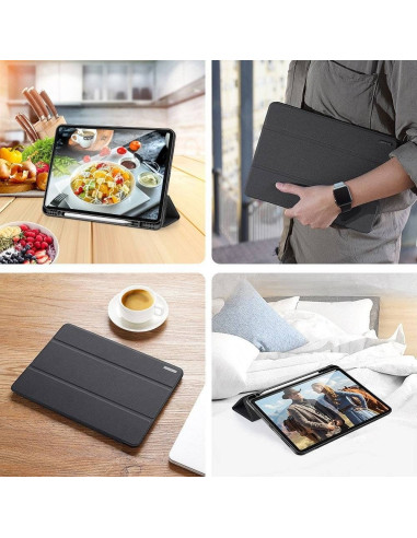 DUX DUCIS Domo - Case pliante avec porte-stylet pour iPad Pro 12.9 (2020/2021/2022) noir