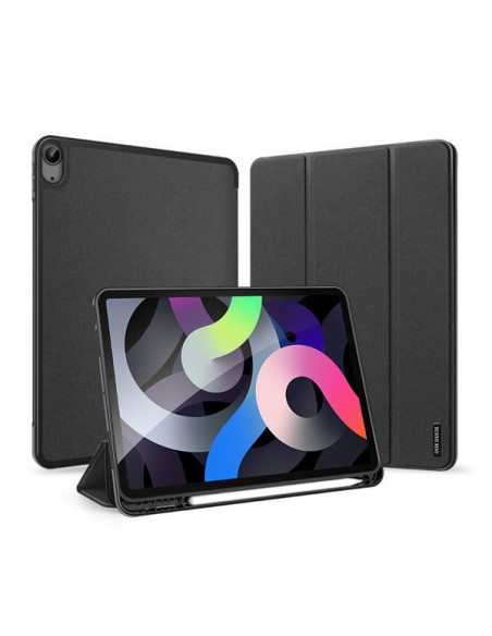 DUX DUCIS Domo - Case pliante avec porte-stylet pour iPad Air 4/5/6 10.9 noir