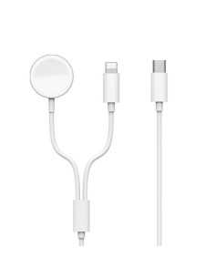 Chargement sans fil 2-en-1 Wi-M10 pour Apple Watch + câble Lightning