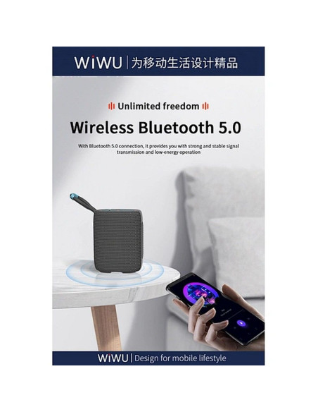 WiWU - Thunder P26 enceinte sans fil - gris