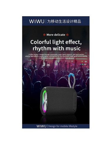 WiWU - Thunder P26 enceinte sans fil - gris