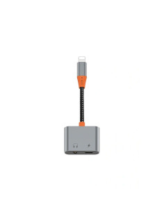 WiWU - Adaptateur audio LT07 Lightning vers Lightning + 3.5mm