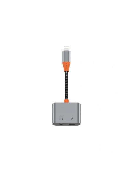 WiWU - Adaptateur audio LT07 Lightning vers Lightning + 3.5mm